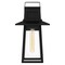Quoizel Devonport 1-Light Matte Black Outdoor Wall Lantern DEV8408MBK - alternate 3